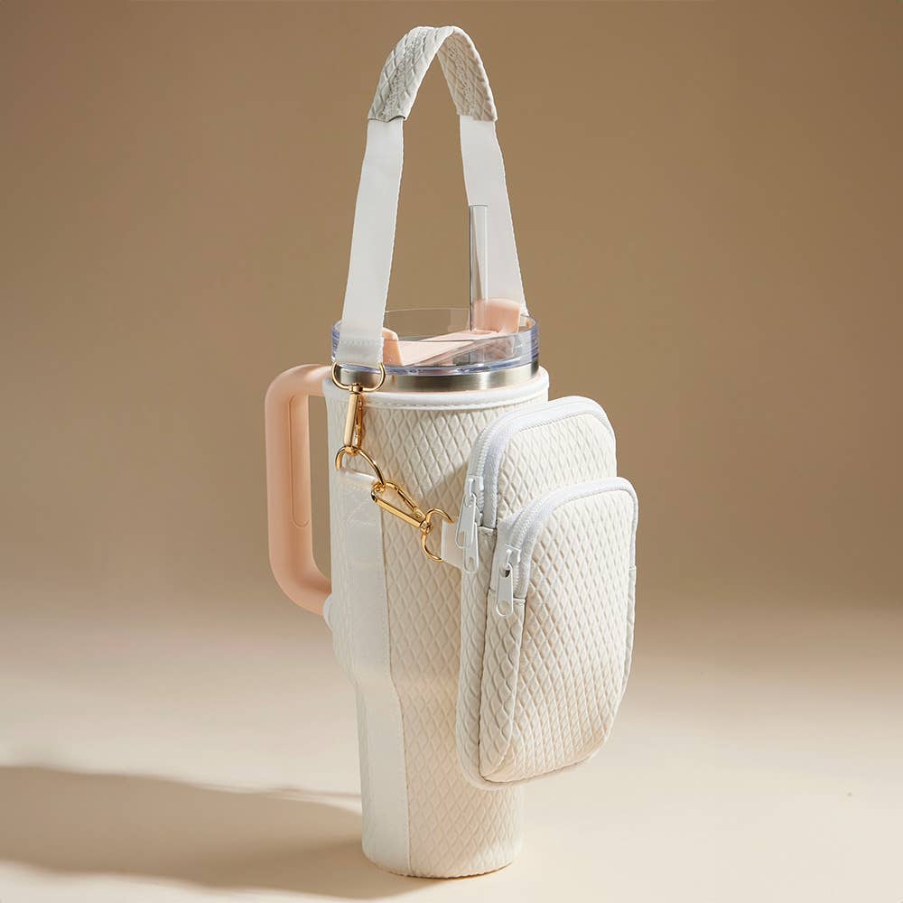 Sensibling Corp. – wholesale Crossbody bag – Women's – 40oz Tumbler Bottle Scuba Bag6