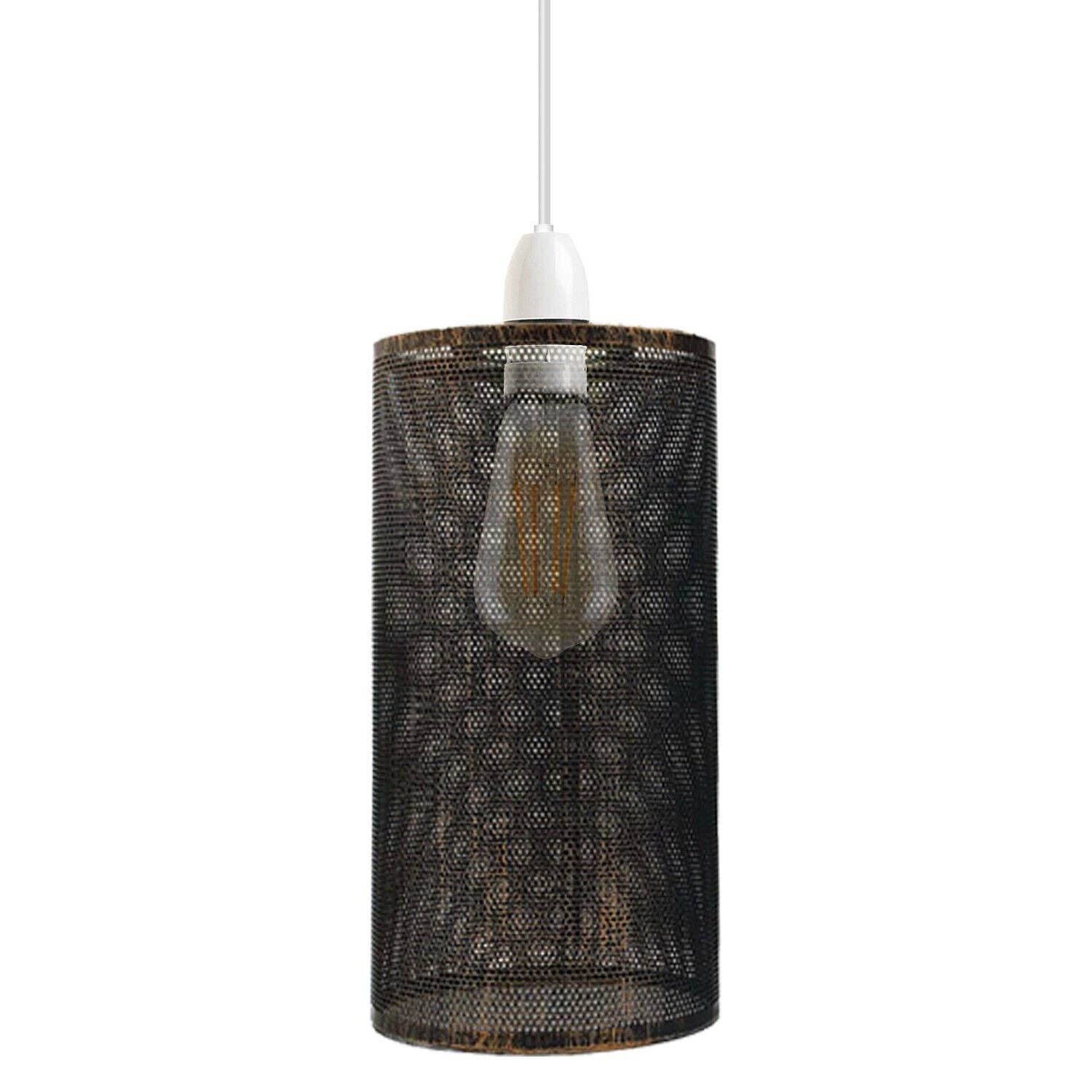 Ledsone - Wholesale Chandelier/Hanging Light - Abat-jour vintage en forme de cage en métal Suspension en métal Lampe3