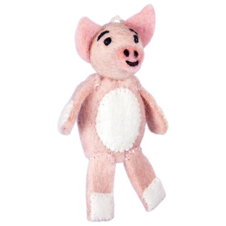 Patty Pig Wild Woolie for wholesale by dZi Handmade