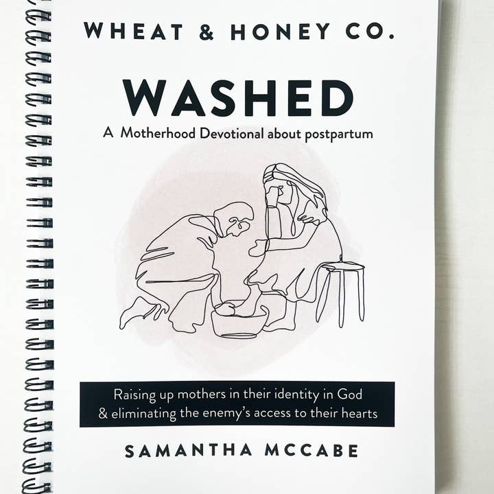 Wheat and Honey Co. - Wholesale Religion Book - Washed: A Motherhood Devotional about Postpartum