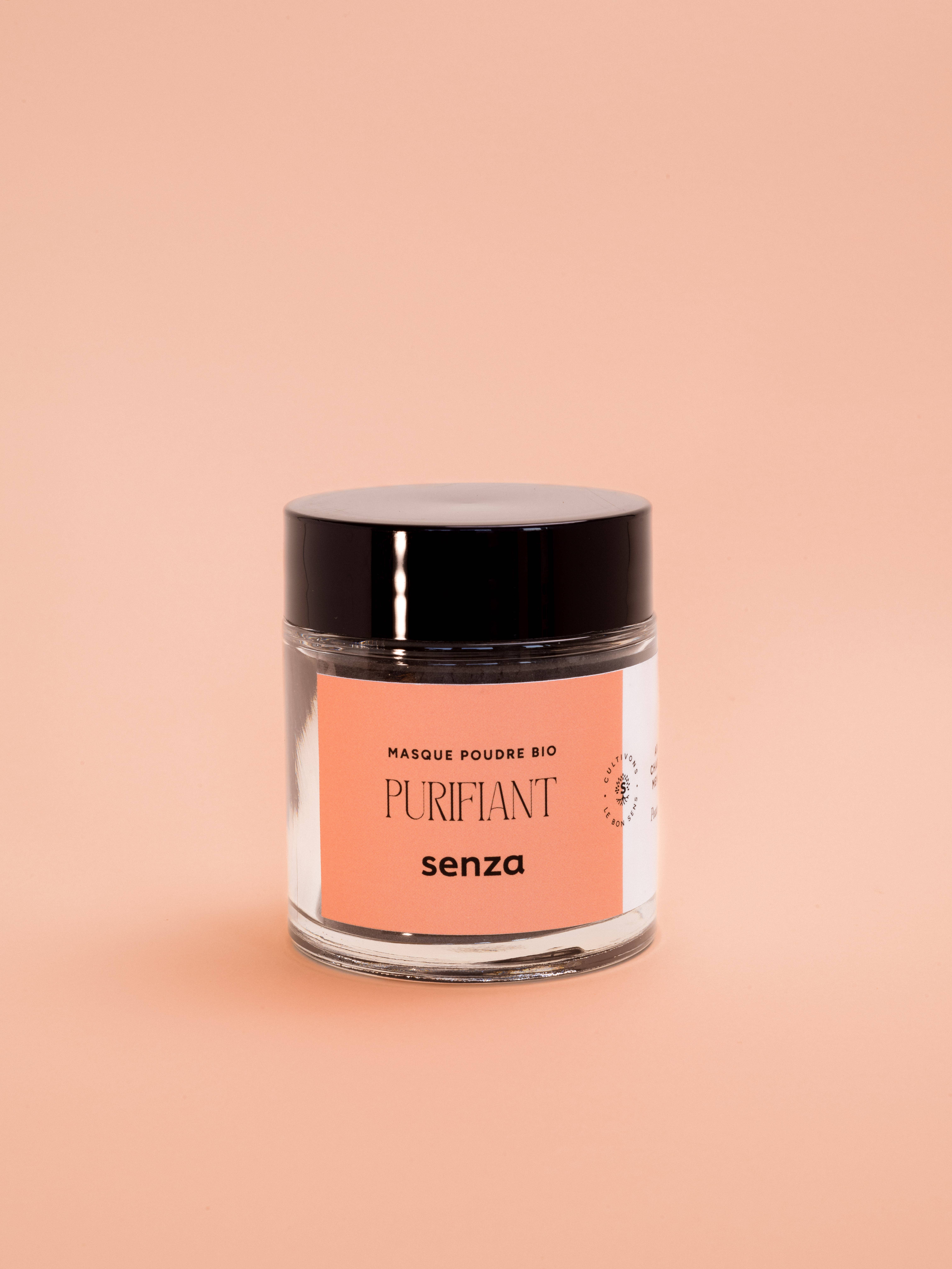 Senza – Großhandel Gesichtsmaske – Senza Bio-Reinigungspuder-Maske für Mischhaut und fettige Haut