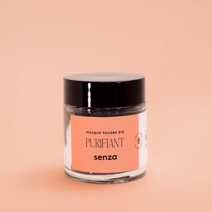 Senza – Engroshandel Ansigtsmaske – Økologisk Rensende Pulvermaske0