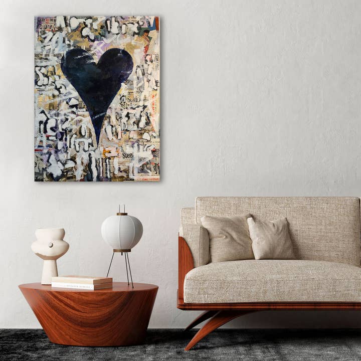 Ready2hangart, Inc. - Wholesale Painting/Drawing - 'Onyx' Wrapped Canvas Wall Art by Salvatore Principe1