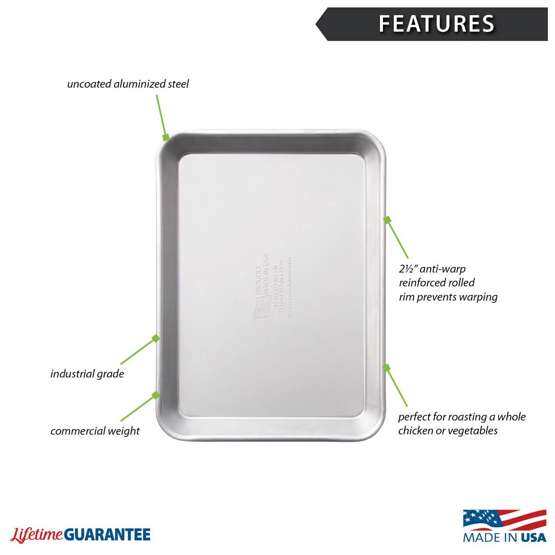 Rada Cutlery - Wholesale Pan - Quarter Sheet Pan2