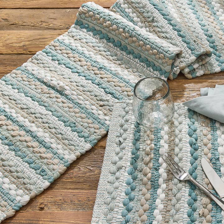 Split P - Wholesale Table Runner - Coastal Chindi Runner 54"L