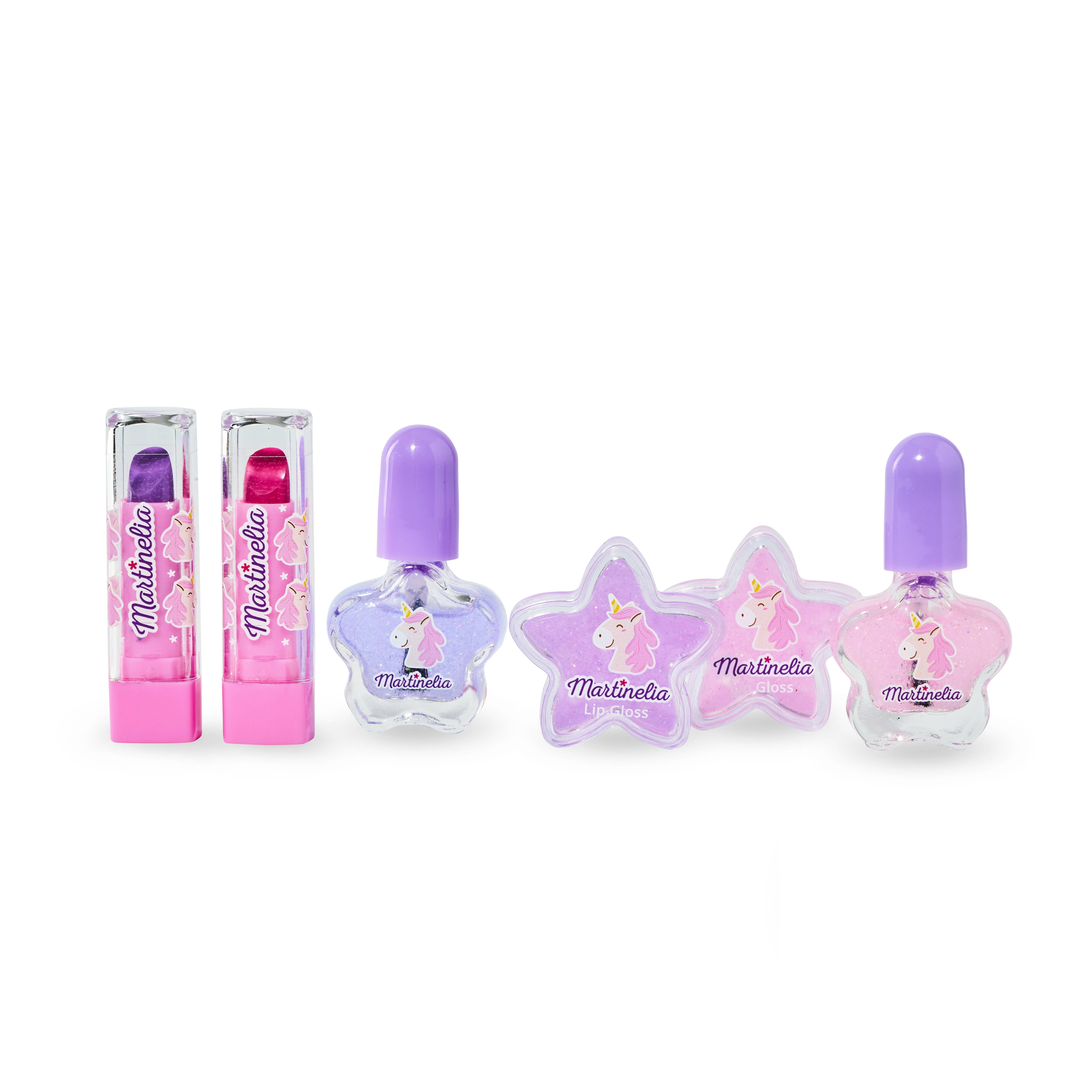 Aquarius Cosmetic SLU – wholesale Läppbalsamset – Martinelia Little Unicorn Ansiktsbox1
