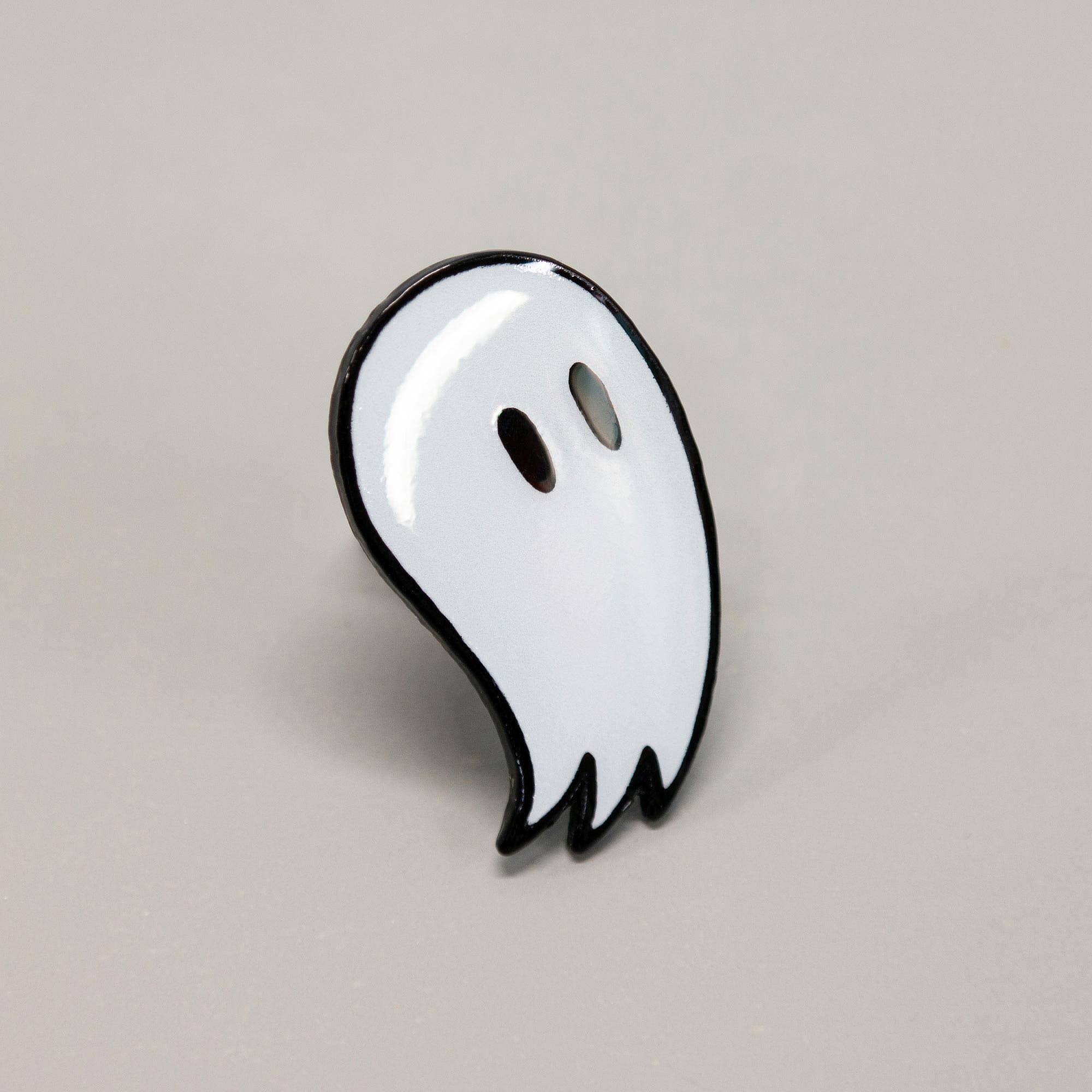 Hi, Hello There - Wholesale Lapel Pin/Button - Glow in the Dark Ghost Enamel Pin | Fred The Ghost2