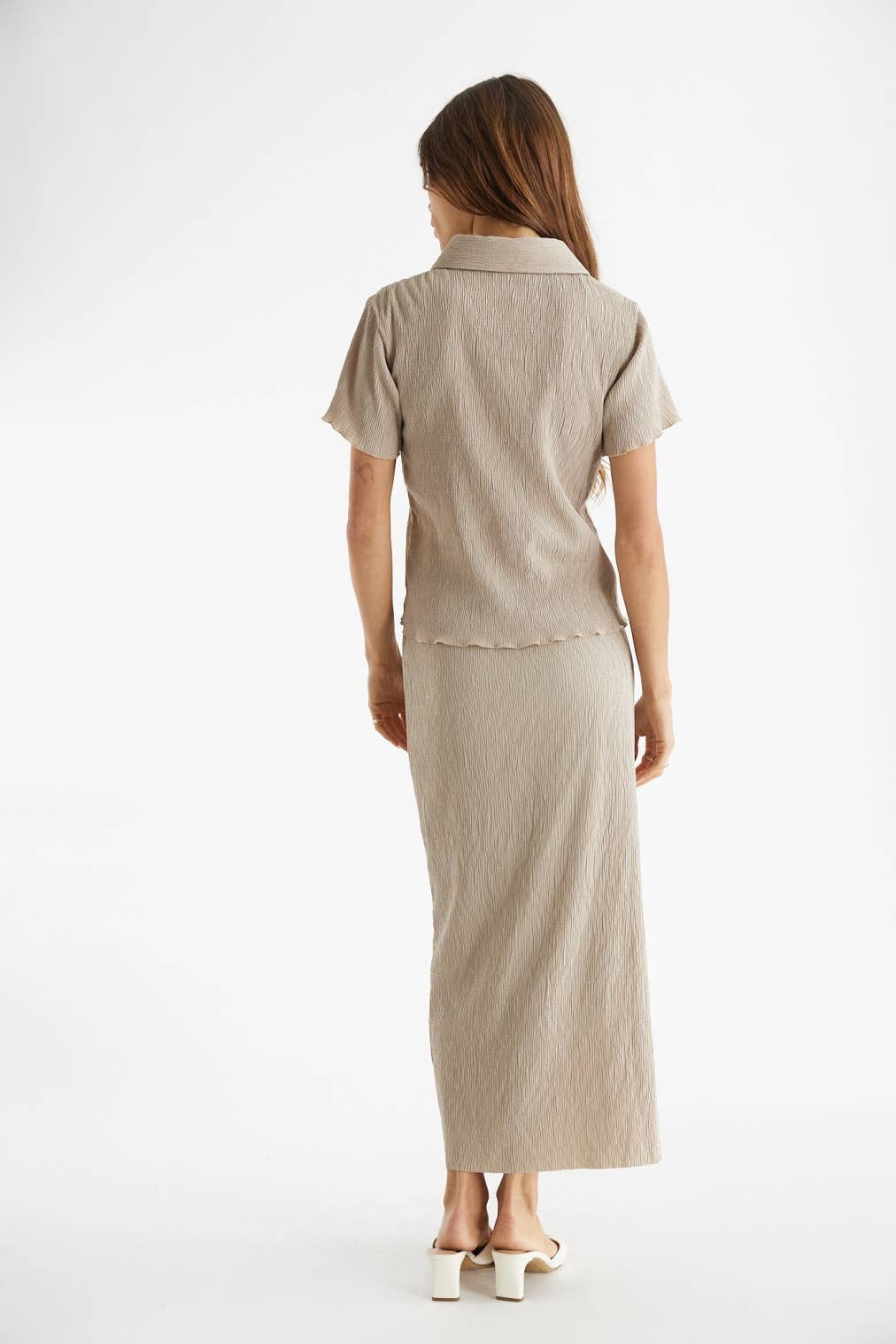 All Row - Vente Chemise à col boutonné – femme - Le haut Linnea44