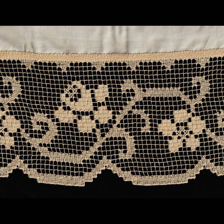 Eastern Sunrise Lace And Linens Inc. - Wholesale Valance - Italian Tuscan hand knotted Netting Lace Window Valance1