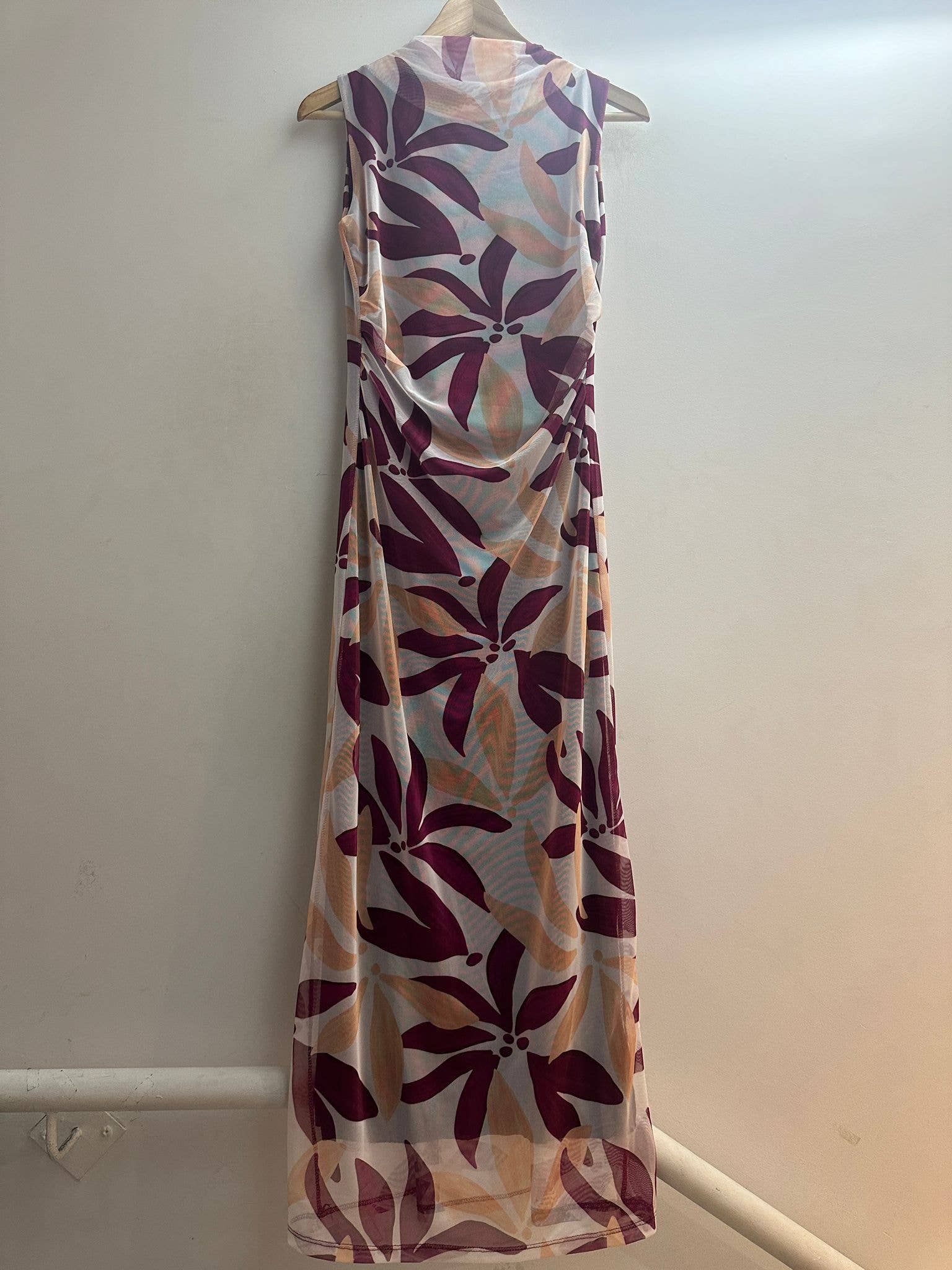 LORIANE – wholesale Klänning - Dam – LORIANE ärmlös maxiklänning med tryckt mönster, one size0