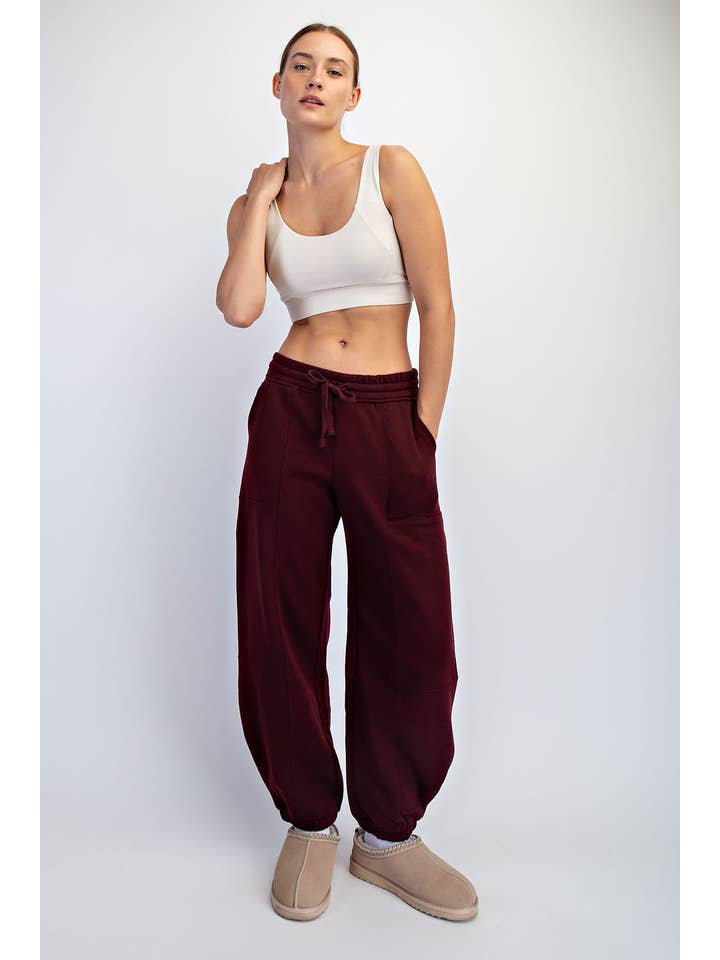 Rae Mode - Wholesale Athletic Pants - Women's - FLEECE COCOON JOGGER SWEATPANTS28