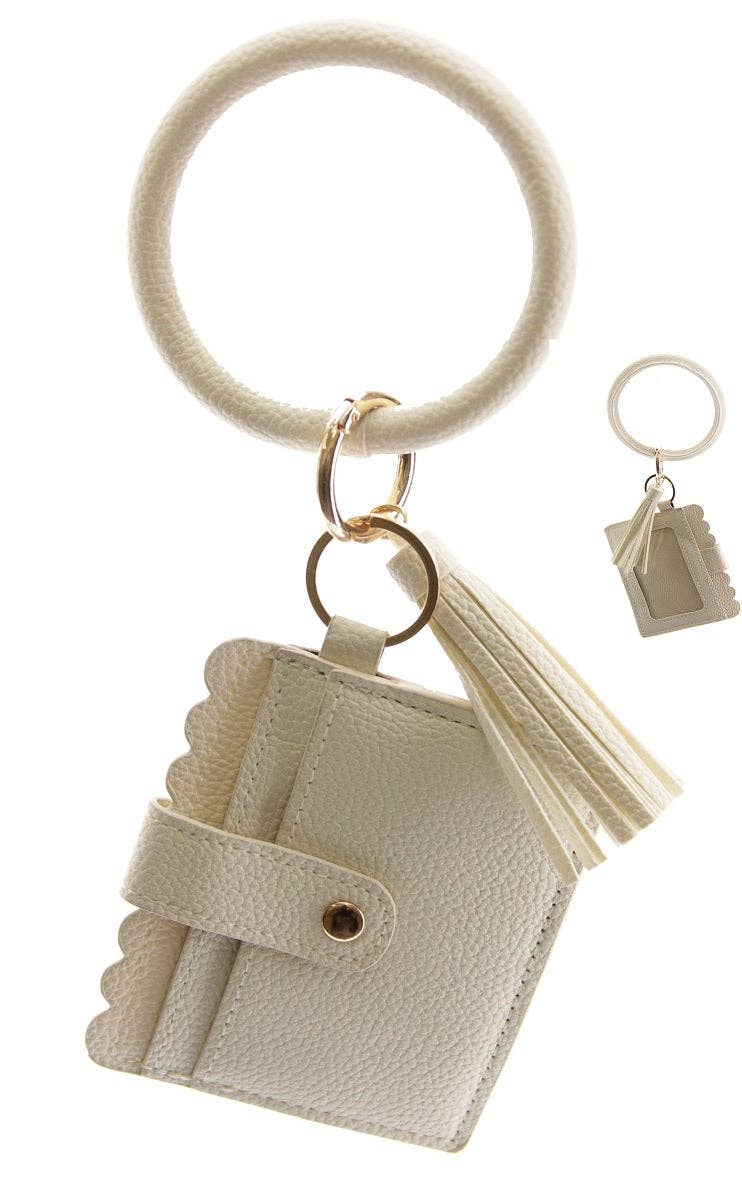 MiMi Wholesale - Wholesale Wallet - Women's - BB139x115 Solid Color Bangle/Key-Chain/Wallet w/ ID Window0