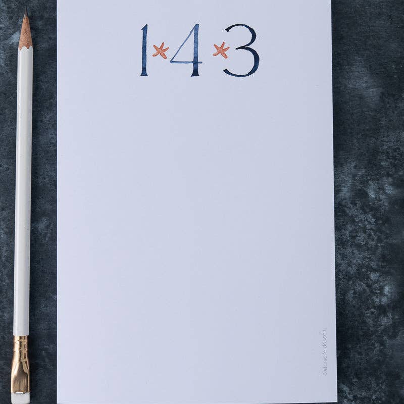 Finding Silver Pennies - Wholesale Notepad - 143 Watercolor Notepad2