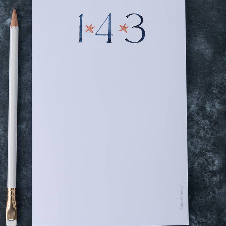 Finding Silver Pennies - Wholesale Notepad - 143 Watercolor Notepad2