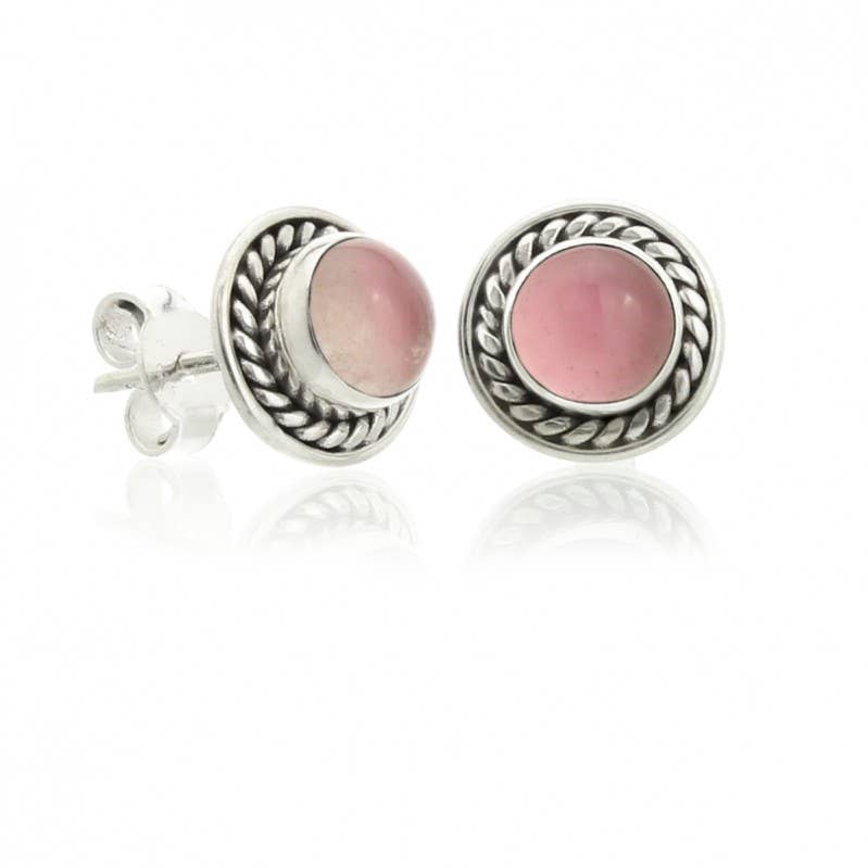 UniArt - Vente Clous d'oreille - Mini Boucles d'oreilles Sunna, Pierres Précieuses et Argent Sterling9