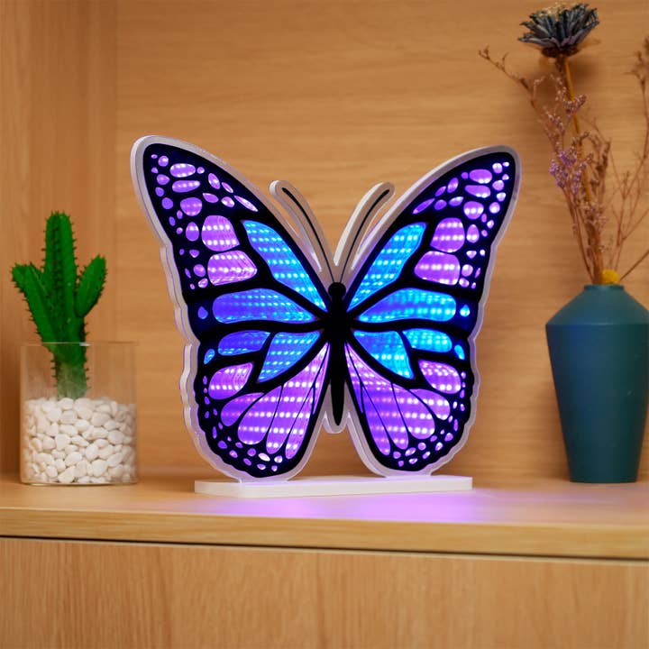 Trend Tech Brands - Wholesale Neon Sign - Neon Art Infinity Lights Wall & Desk Sign-Butterfly2