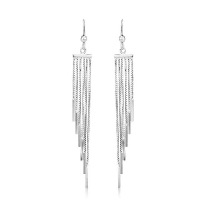 Sølv Gardiner øreringe i rhodineret sølv for engroshandel hos Vanbelle