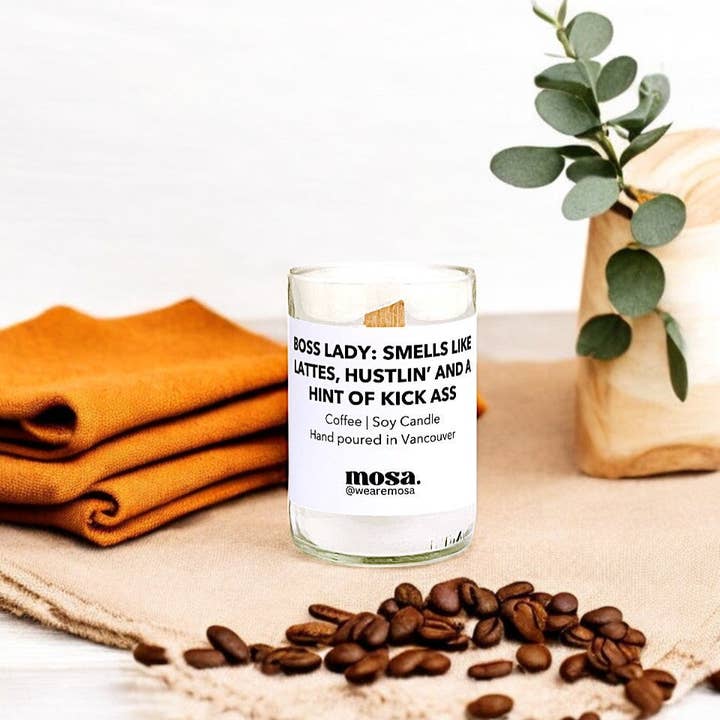 Mosa - Wholesale Jar/filled candle - Boss Lady - Coffee Candle5