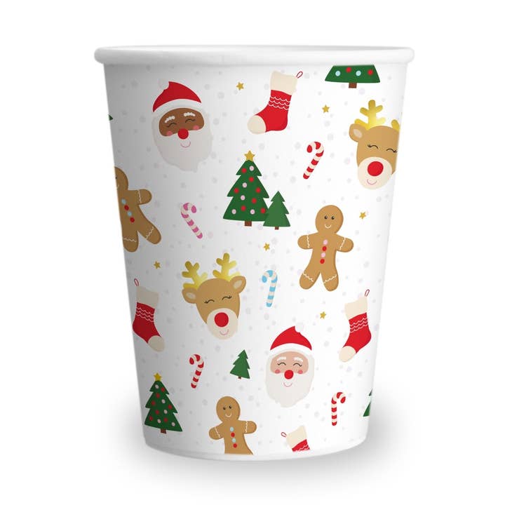 Tazas con motivos navideños clásicos para venta al por mayor de Ellie's Party Supply