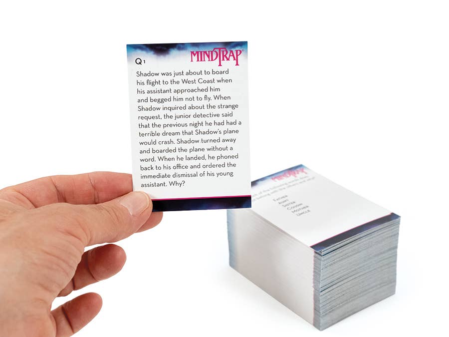 Outset Games and Cobble Hill Puzzles - Wholesale Board Game - MindTrap® Classic Edition – The Ultimate Brain Game6