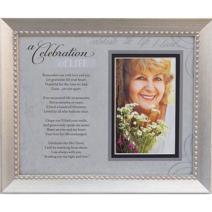 Celebration Of Life Memorial Photo Frame 8x10 6300 and other Purchase wholesale 4x6 silver picture frames. Free returns & net 60 terms on Faire trending on Faire.