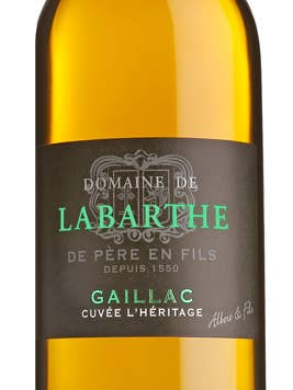 Blanc sec Héritage - Gaillac AOC Bio pour la vente par Domaine de Labarthe