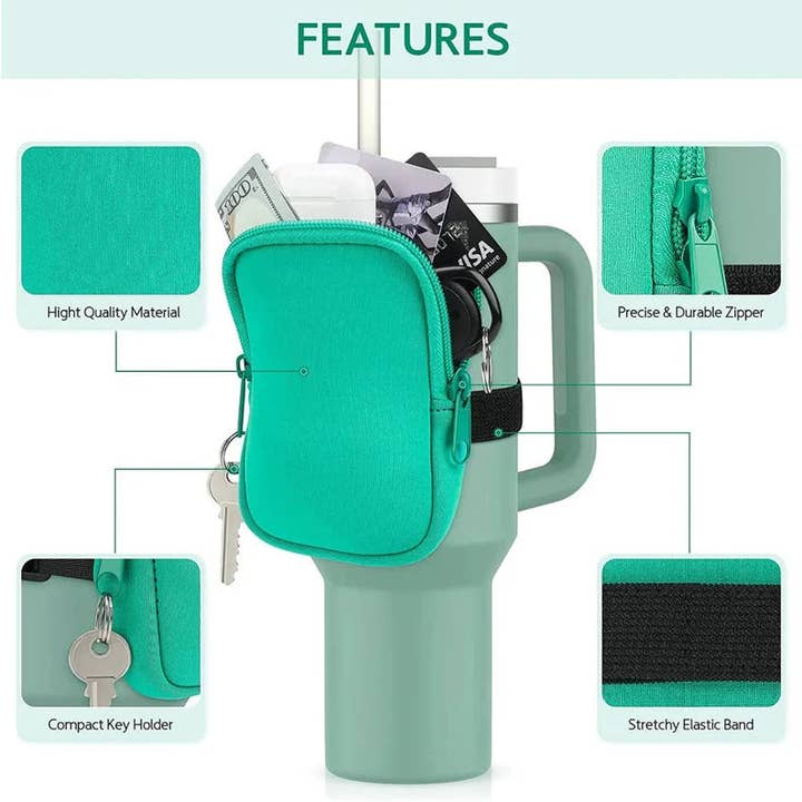 Tea Shirt Shoppe - Wholesale Pouch - Women's - Oopsie Daisy Zippered Pouch/Bag For 40oz Tumbler3