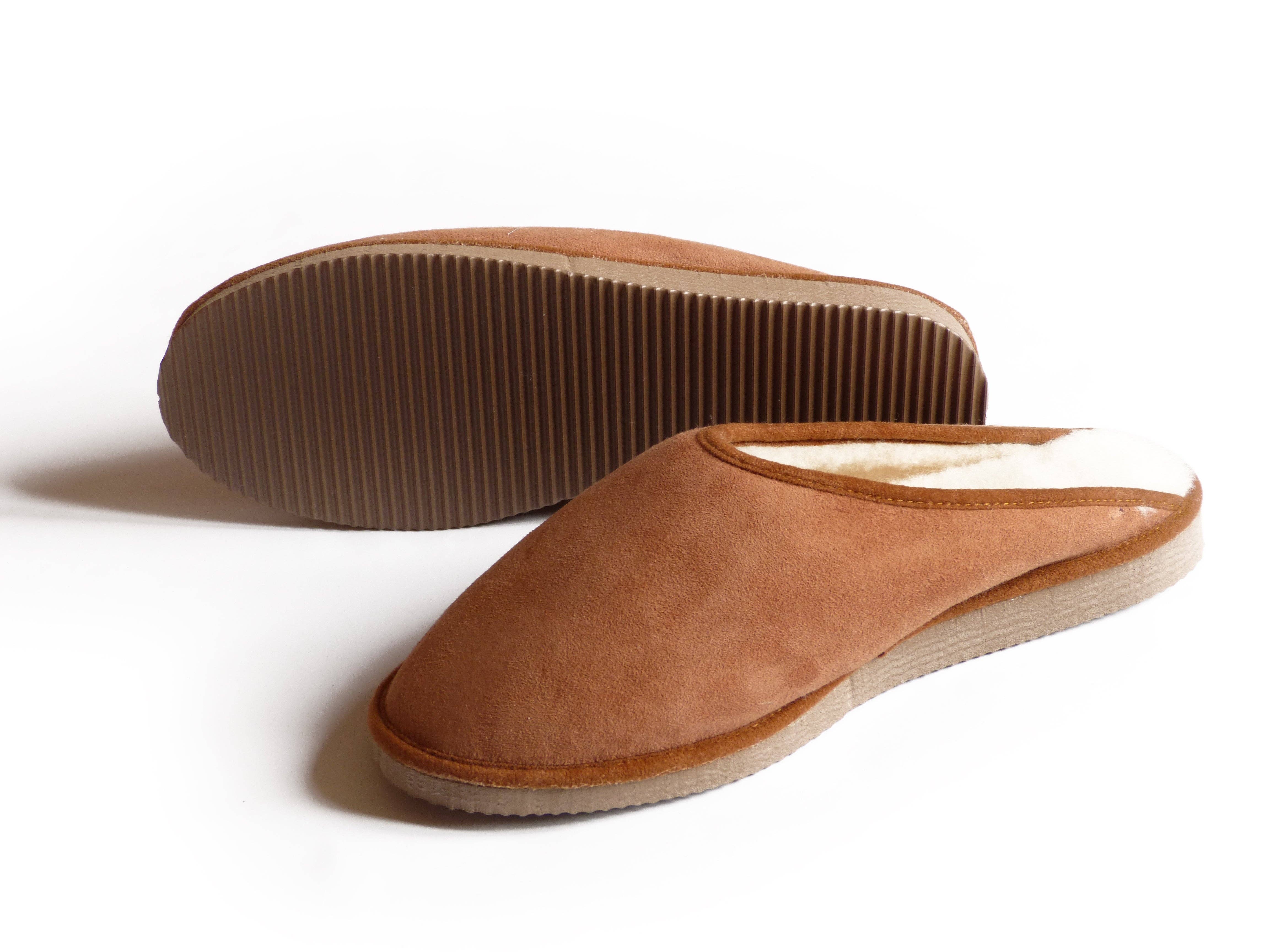 D.grandiose - Wholesale Mules - Women's - Men's Camel sheepskin mules2