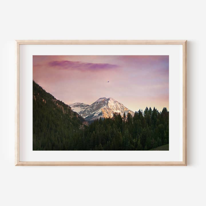 Mt. Timpanogos Mountain Print for wholesale by 17 Mile