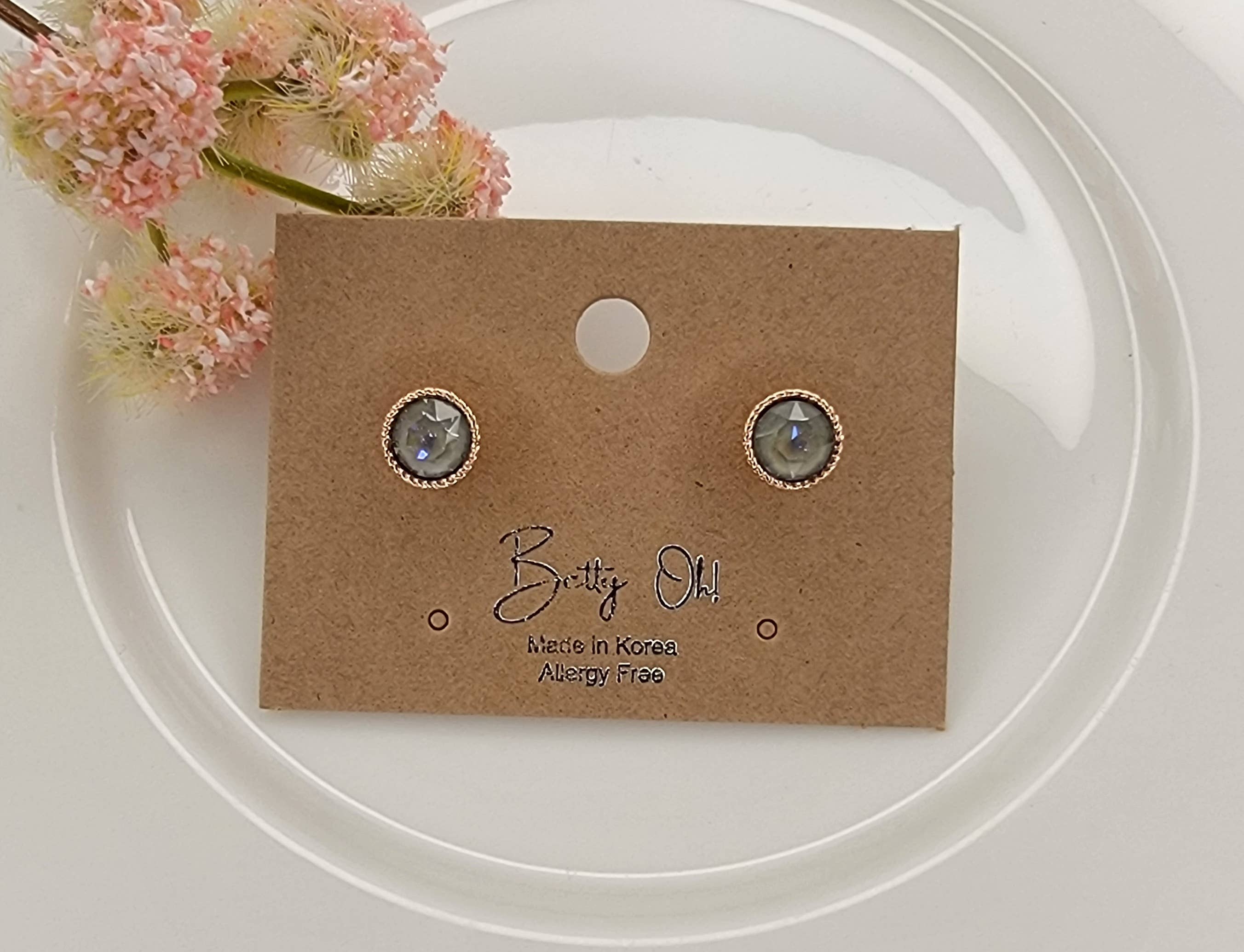 BETTYOH INC - Wholesale Stud/Post Earrings - SWAROVSKI ELEMENT STUD EARRINGS.6