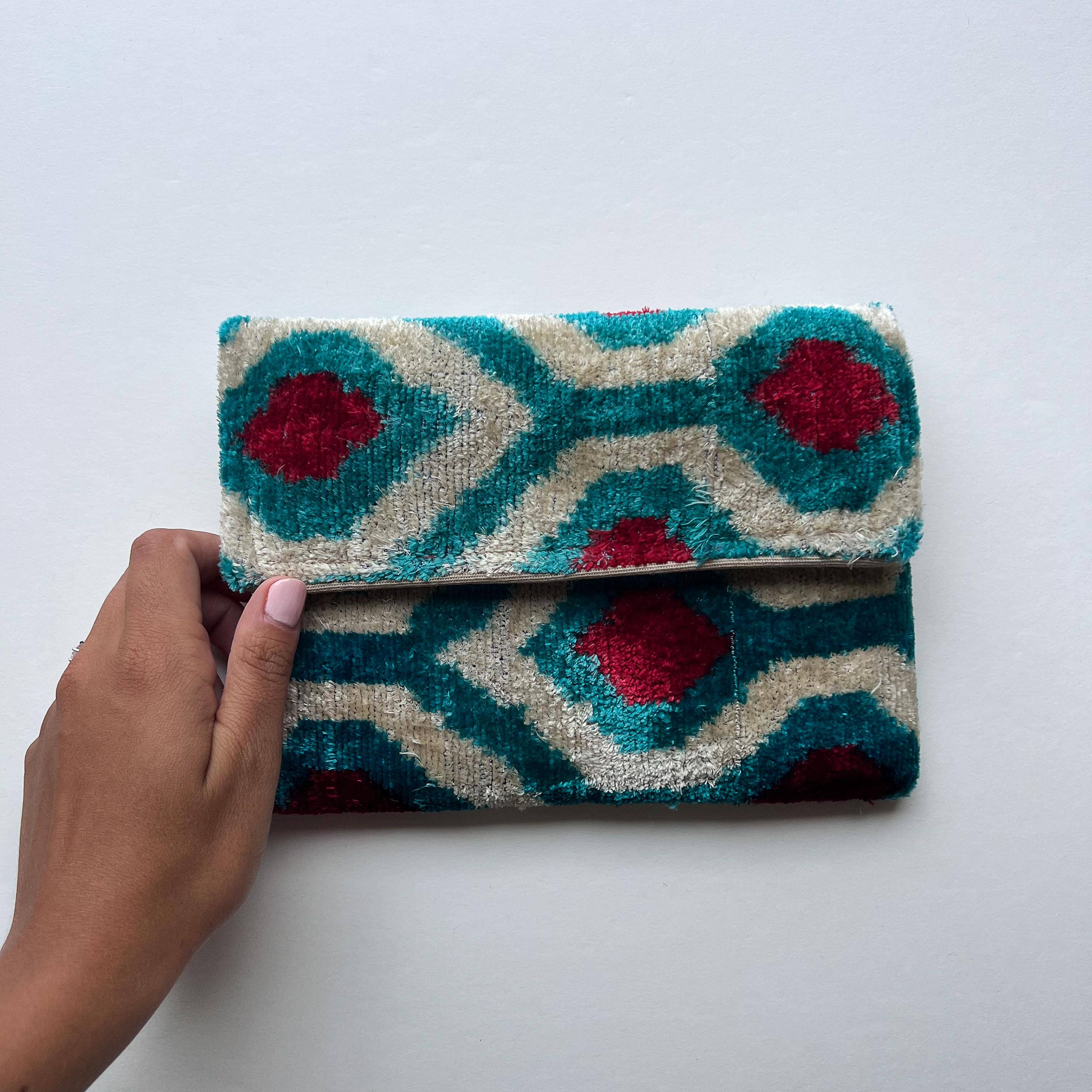 Master Piece Crafts Turquoise Handmade Beaded Clutch, Evening Clutch Bag, Formal Event Clutch Purse, Clutches and Evening Bags, Gift for her