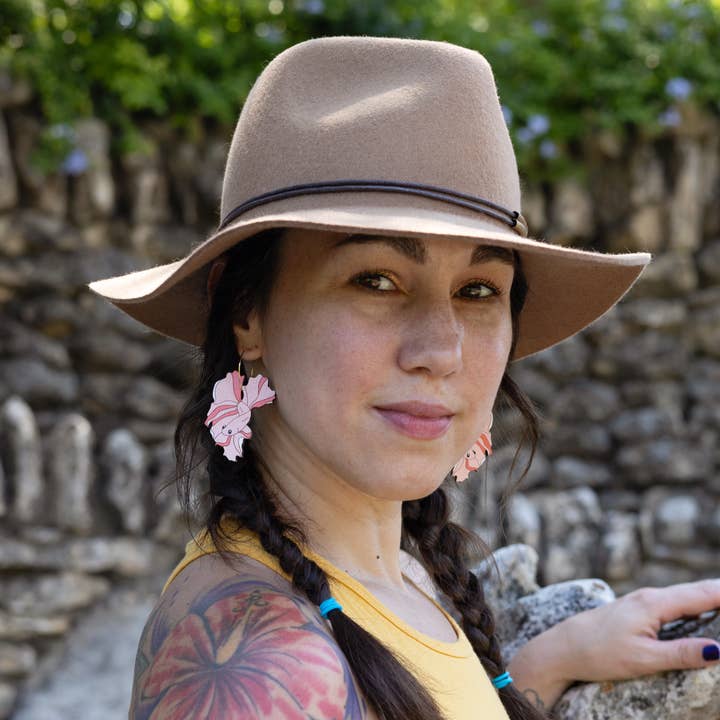 Le Chic Miami - Wholesale Hoop Earrings - Betta Fish Hoop Earrings1