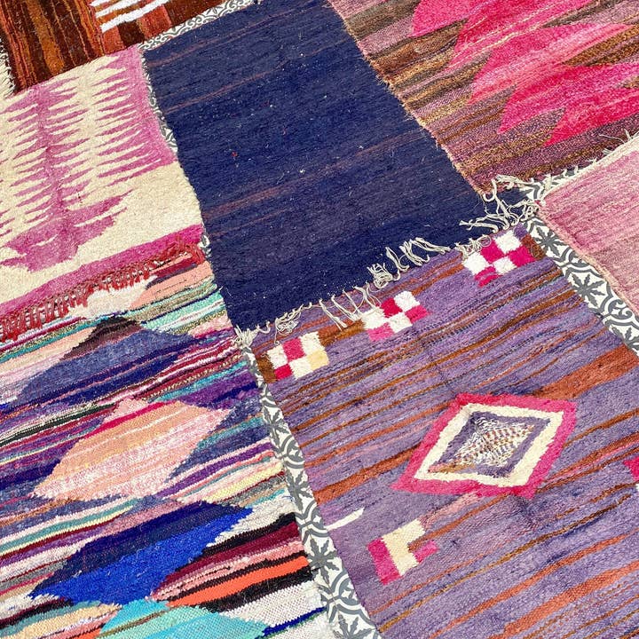 SOUK in the CITY – wholesale Area rug – Doublesided Kilim Boucherouite S13
