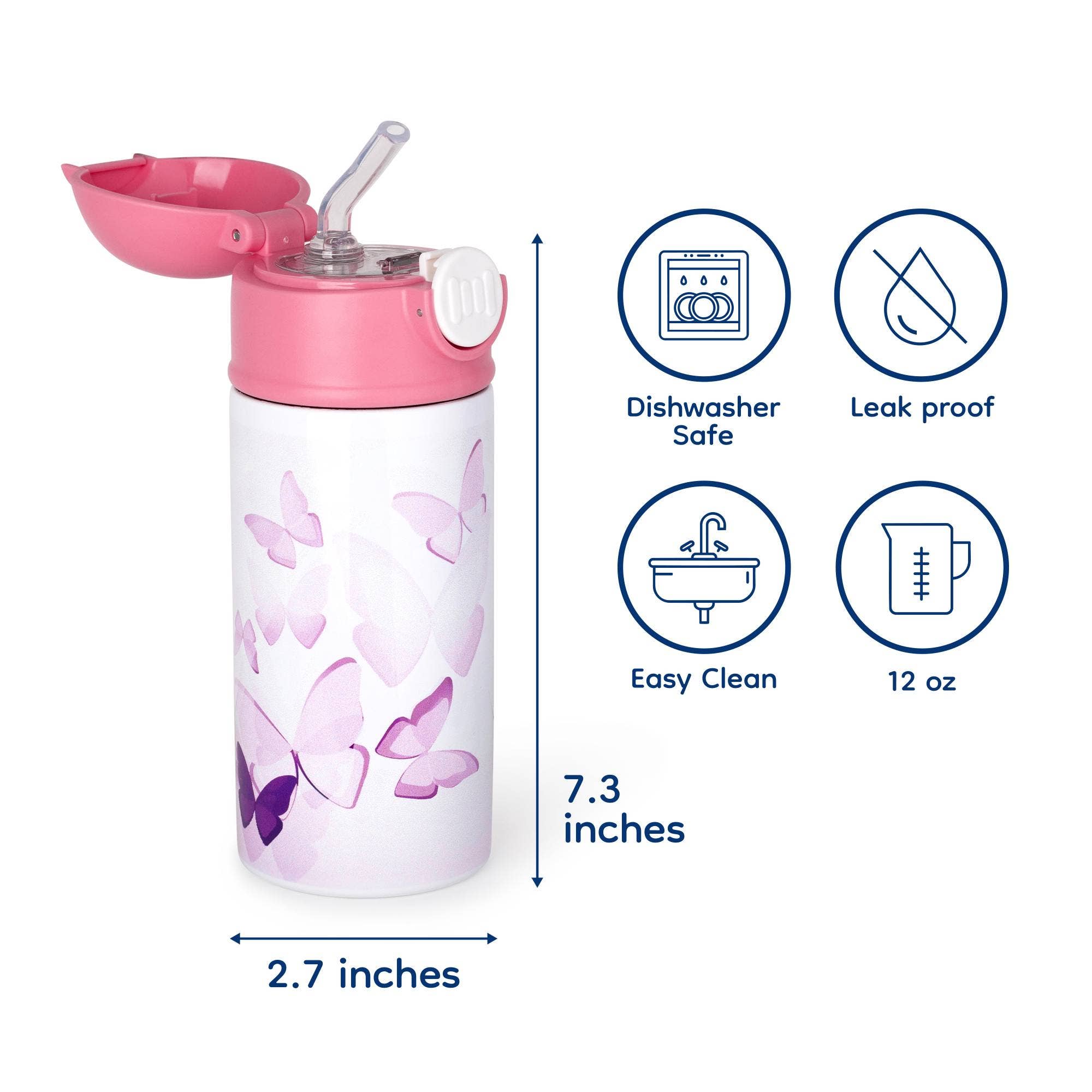 3dRose – Großhandel Trinkflaschen – 3dRose, Schokoladenmousse-Cremepuff, Kinderwasserflasche5