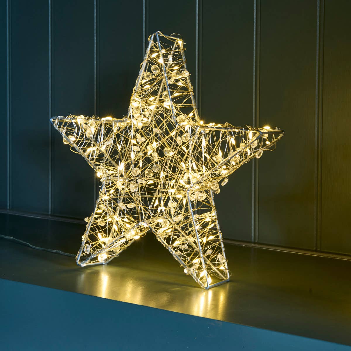 Argento Galaxy Star 30 cm in vendita all'ingrosso su Faire3