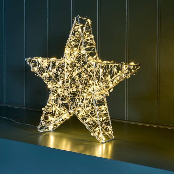 Argento Galaxy Star 30 cm in vendita all'ingrosso su Faire3