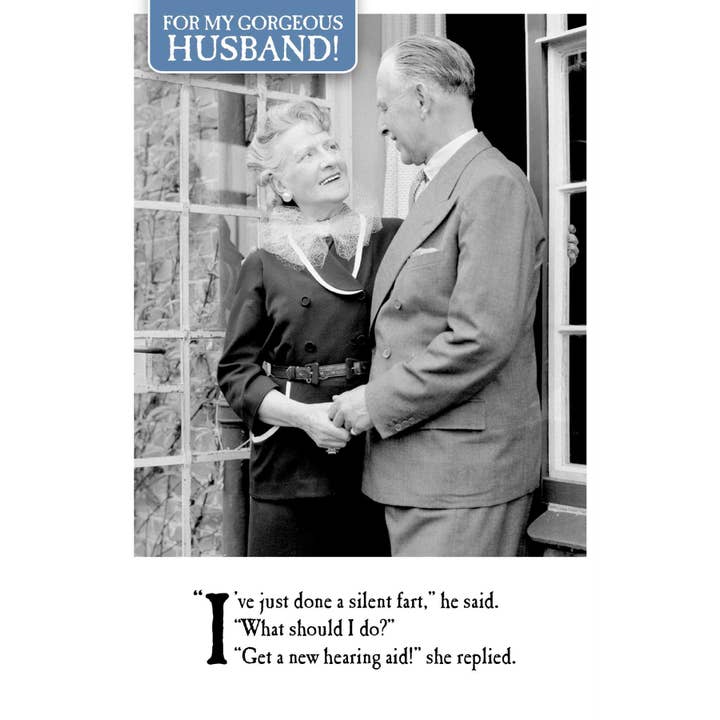 EMOTIONAL RESCUE - Wholesale Everyday Greeting Card - Silent Birthday Card Husband