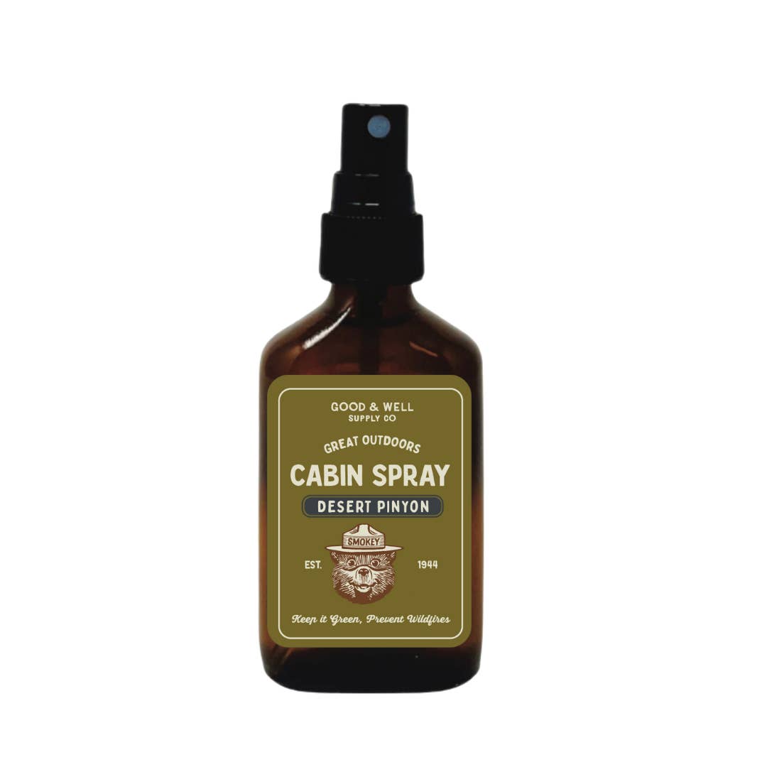 Good & Well Supply Co. – wholesale Room & linen spray – Desert Pinyon Smokey Bear Cabin Spray