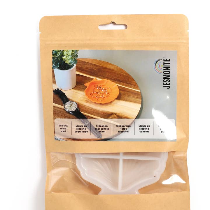 Graine Créative - Wholesale Craft Tool - SILICONE MOLD 11CM - JESMONITE SHELL3
