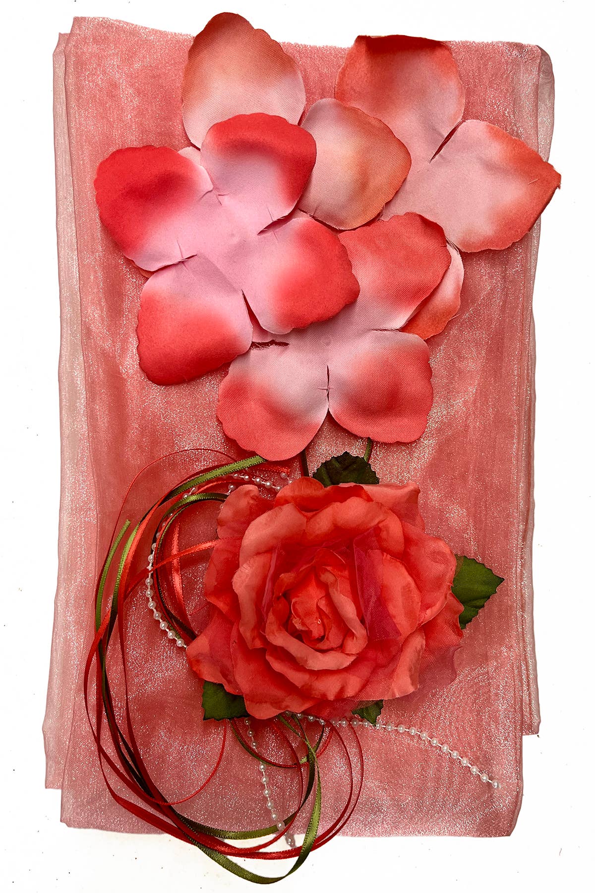 Kid's Dream - Wholesale Dress - Baby - Satin Flower Petal Baby Dress with Organza Sash16