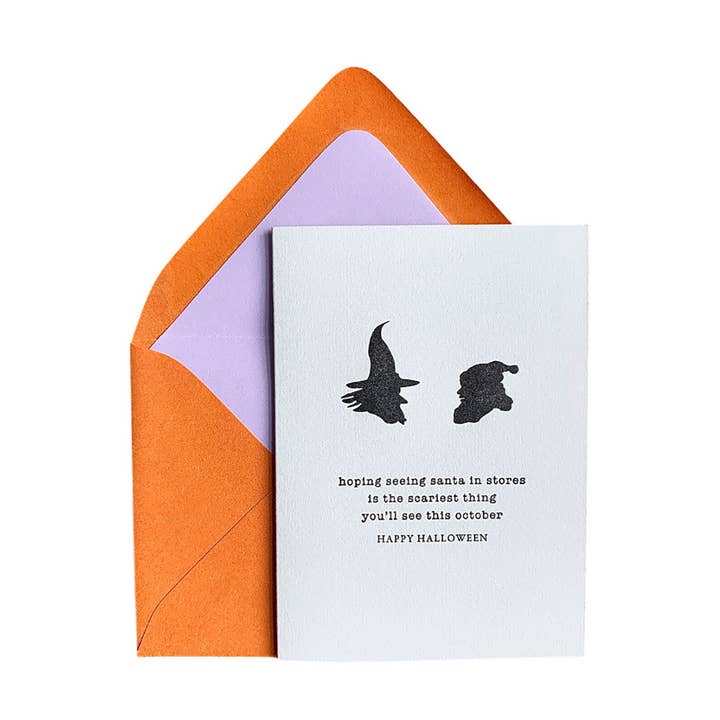 Christmas in October Greeting Card for wholesale by Yozo Studio