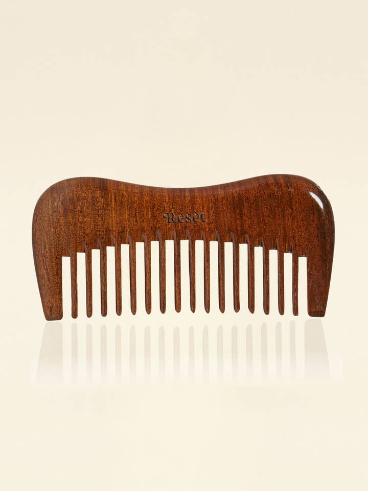Natural Sandalwood Comb for wholesale by Resèt
