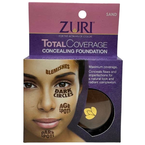 Zuri Cosmetic - Concealing Foundation - SAND - For Total for wholesale by St. Louis Wholesale LLC