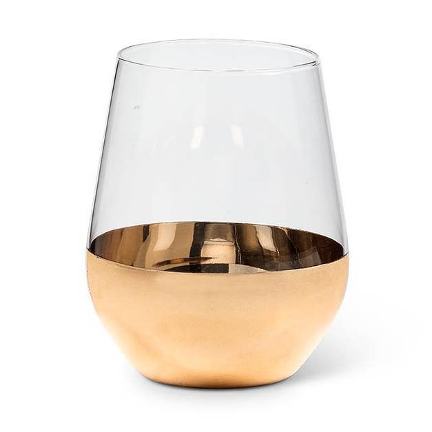 Abbott - Wholesale Wine Glass - Wide Band Stemless Wine Glass-4"H(16oz)0