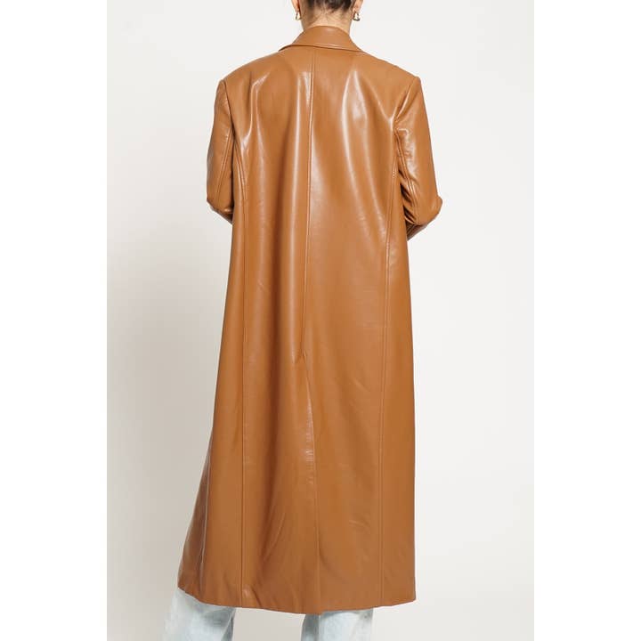 Sans Souci - Wholesale Coat - Women's - LONG PU COAT6