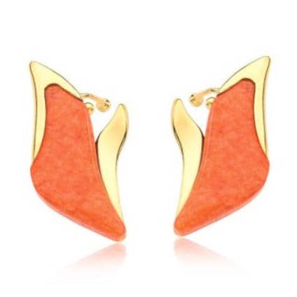 Garden Oorklem - Oranje voor wholesale door Carla Dieterich