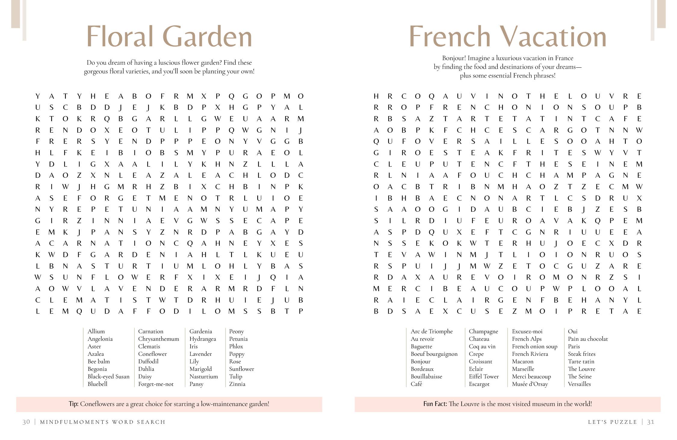 Schiffer Publishing - Venta al por mayor Libro para colorear y cuaderno de actividades - Adultos - Búsqueda de Palabras de Momentos Conscientes4