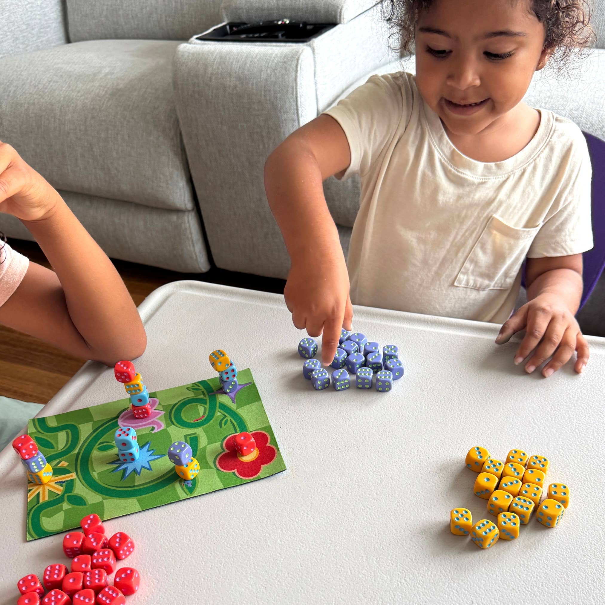 Big Discoveries / Sun Co. - Wholesale Stacking Game - Stack-a-Pillars - Family Dice Stacking Game7