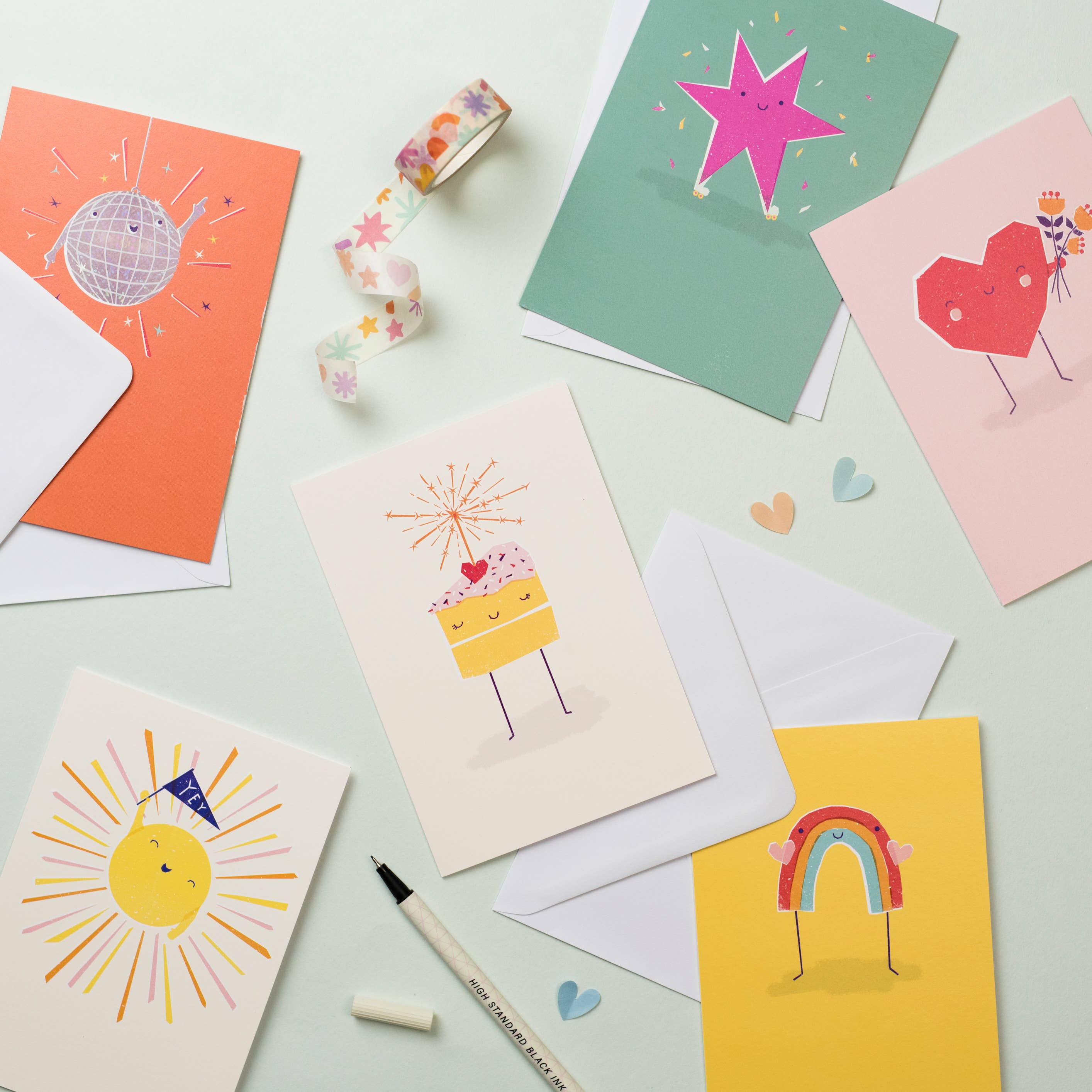 Meraki Greeting Cards - Vendita all'ingrosso Biglietti di auguri - Biglietto di compleanno CAKE1