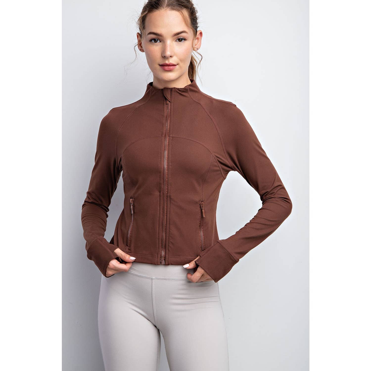 Rae Mode - Wholesale Athletic Jacket - Women's - BUTTER LONG SLEEVE CROP DEFINE JACKET16